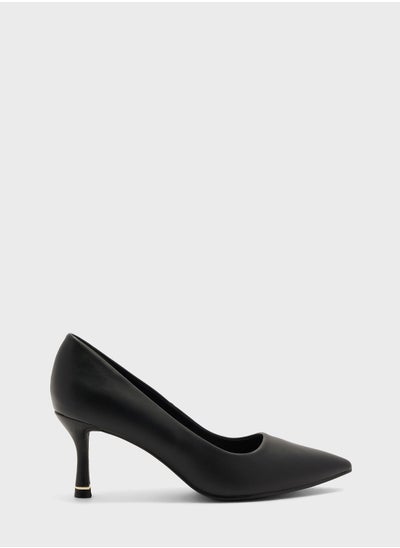 Buy Pointed Toe Mid Heel Pumps in UAE