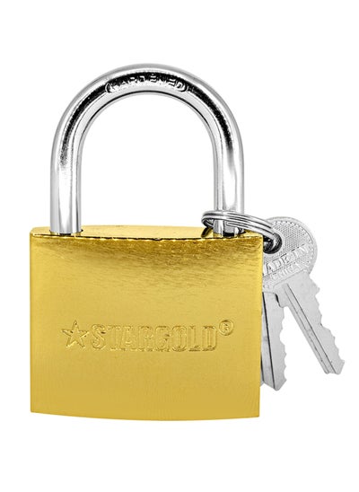 اشتري Padlock Iron Brass Body With 2 Keys في الامارات