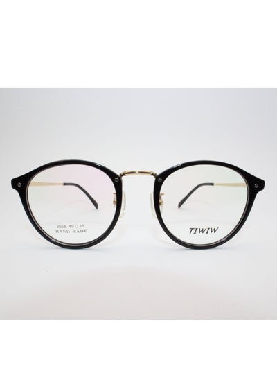 Buy TIWIW unisex eyeglasses frame, model 2668BL in Saudi Arabia