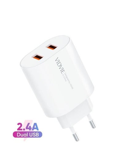 Buy ORIGINAL 2 Ports USB Charger 2.4 A PLE233 With MICRO USB Cable in Egypt