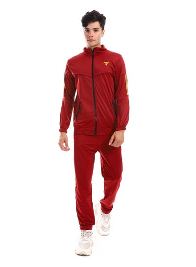 Buy Hoodie With Pants Training Suit And Lined Design in Egypt