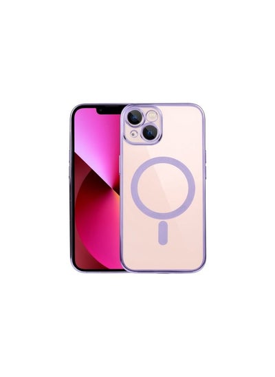 اشتري iPhone 14 6.1" Case, Protective Electroplated TPU Case for iPhone 14 6.1" Purple في الامارات