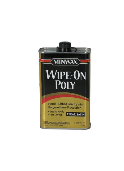 Buy Wipe-On Poly Paint Clear Satin 16 oz 40910000 in Saudi Arabia