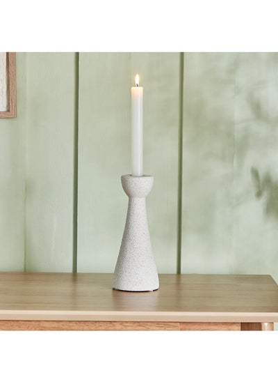 Buy Tudor Ceramic Candleholder 8.5 x 20 x 8 cm in Saudi Arabia