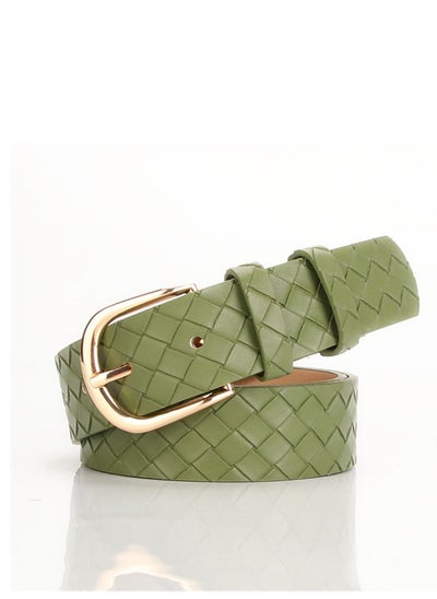 اشتري Ladies' Alloy Pin Buckle Is Versatile And Stylish With A Belt 105cm Green في الامارات