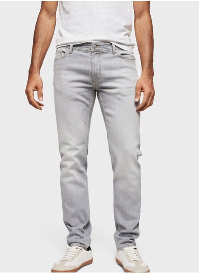 Buy Rise Wash Straight Fit Jeans in Saudi Arabia