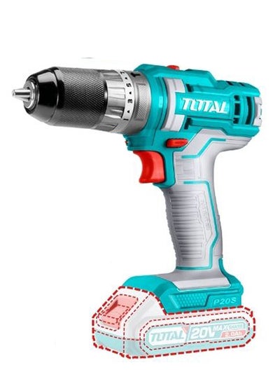 Buy Total Impact Drill 20V Without Battery And Charger 45 Nm Metal Chuck  Tidli201455 in Egypt