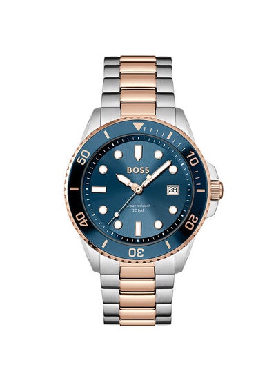 Buy Men Analog Round Shape Stainless Steel Wrist Watch 43 mm in UAE