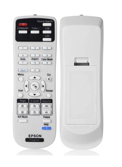 اشتري Universal Remote Control for Projector Compatible with All Epson Projector Home Cinema Power lite EB EX VS Bright Link EMP Series Projectors في الامارات