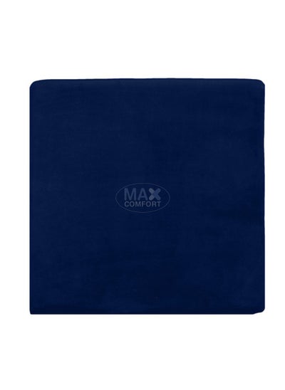 Buy Square memory foam medical seat - a comfortable medical sheet for sitting and preventing lower back pain, from Max Comfort, blue in Egypt