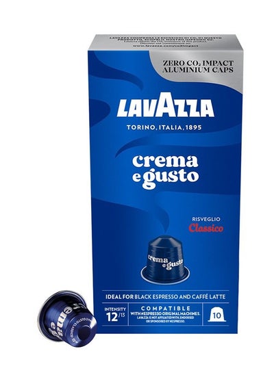 Buy Crema E Gusto Classico Coffee 10 Capsules 57grams in UAE