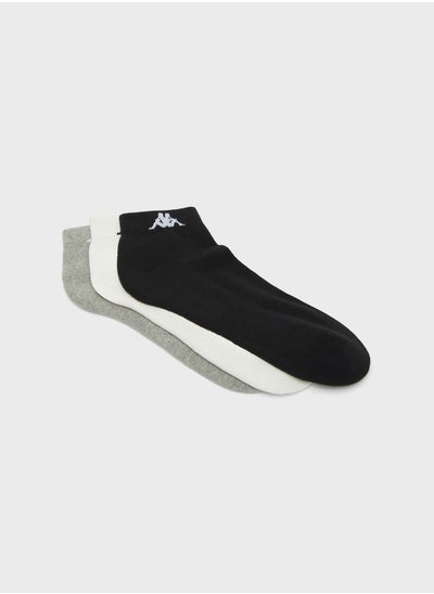 Buy Logo Pack Of 3 Socks in Saudi Arabia