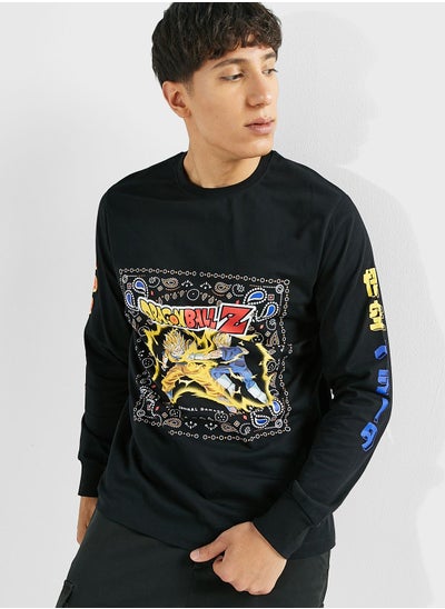 Buy Dragon Ball Z Goku Vs Vegeta Sweatshirt in UAE