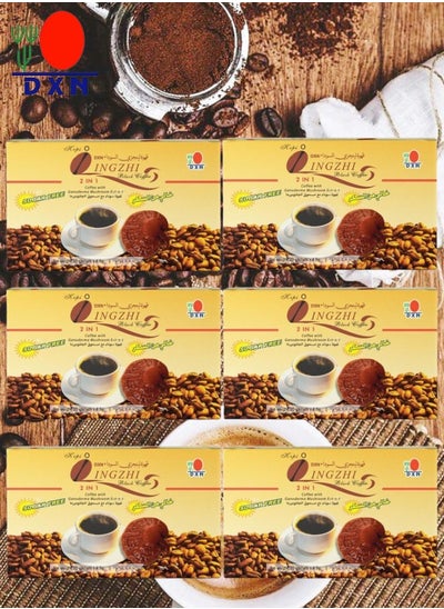 Buy 6 Pieces Lingzhi Black Coffee 2 In 1 in Saudi Arabia