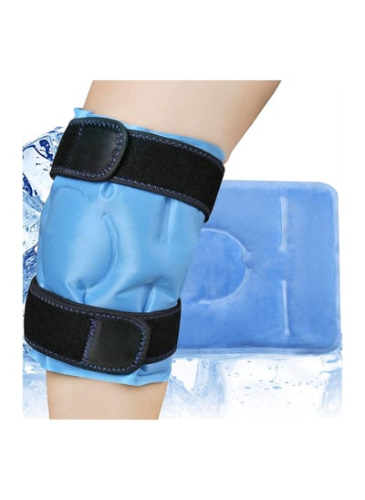 Buy Knee Ice Pack for Injuries, Reusable Gel Ice Wrap for Leg, Knee Replacement Surgery, Cold Pack Knee Wrap with Cold Compression, for Knee Pain Relief, Arthritis, Tendonitis, ACL, Swelling, Bruises in Saudi Arabia