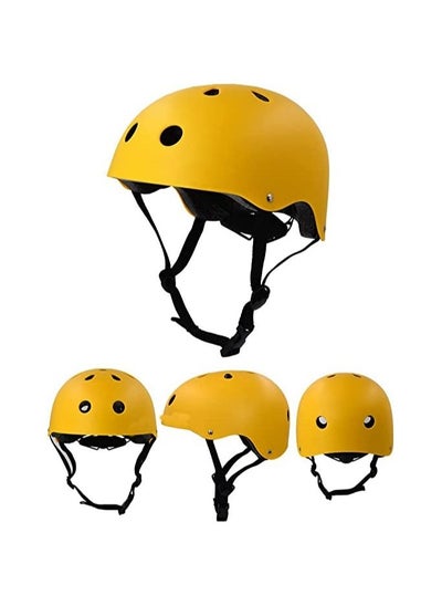 Buy Kids Helmet Arm Protections for Scooter and Cycling (Yellow) in UAE