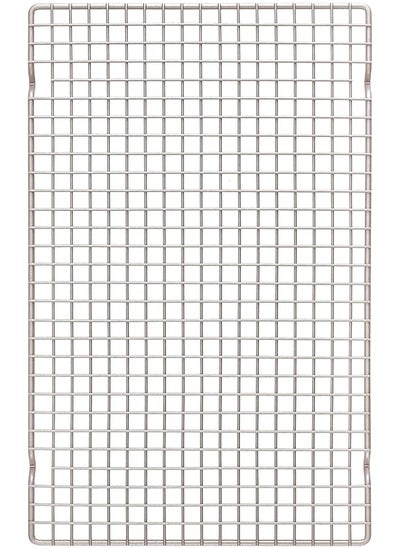 اشتري Baking and Cooling Rack, 16.3-Inch Non-Stick Bold-Grid Design Rectangle Wire Rack for Oven Baking (Champagne Gold) في الامارات