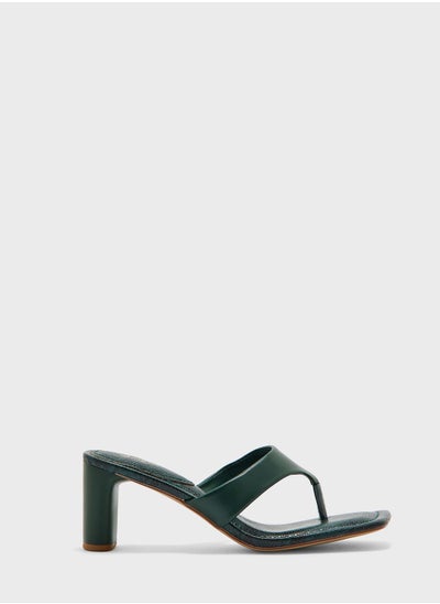 اشتري Toe Thong Low Heeled Mule في الامارات