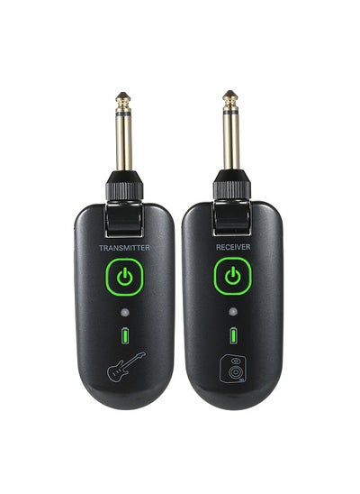 اشتري double W3 Portable UHF Wireless Guitar Transmitter and Receiver Set 50M Transmission Range Audio Wireless System Built-in Rechargeable Lithium Battery في الامارات