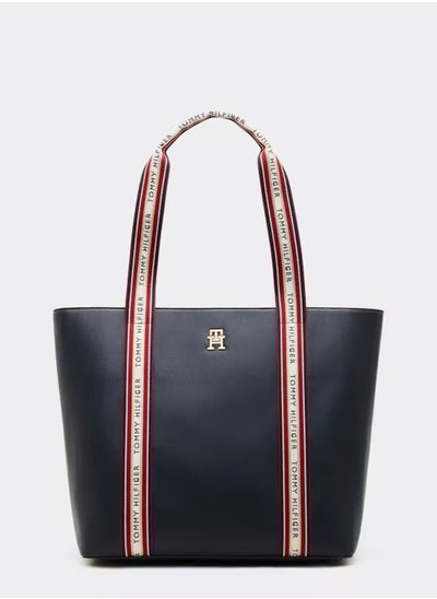 Buy Tommy Hilfiger Shopper with label details in Saudi Arabia