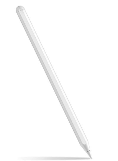 اشتري Wireless Charging Pencil (2nd Generation) for iPad, Stylus Pen for iPad with Bluetooth Magnetic, Palm Rejection, Tilt, Compatible with iPad Pro 11in1/2/3, iPad Pro12.9in3/4/5, iPad Air4/5, iPad Mini 6 في الامارات