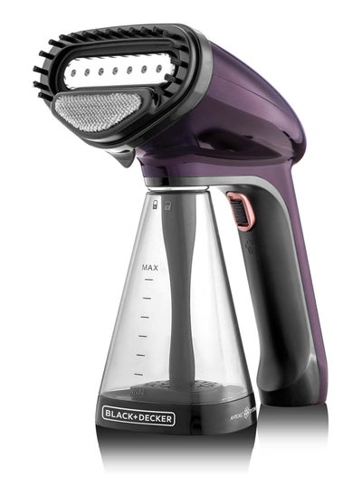 Buy Black & Decker 1500W Handheld Handy Garment Steamer, Purple - HST1500-B5 in UAE