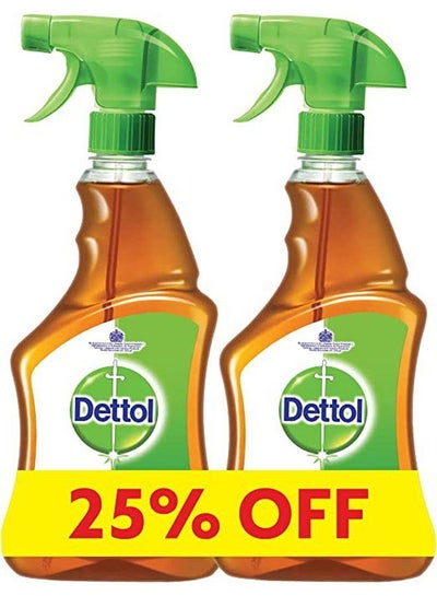 اشتري Dettol Anti-Bacterial Surface Disinfectant - Set of 2, 500 ml في مصر