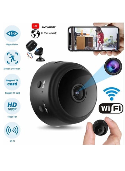 WiFi Mini Magnetic A9 Wireless Spy Hidden HD 1080P Small Portable Round ...