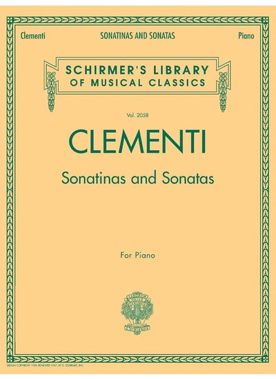 Buy Sonatinas and Sonatas: Schirmer'S Library of Musical Classics, Vol. 2058 in UAE