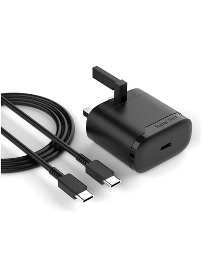 Buy Fast Charger for Samsung Galaxy S24 S23 Ultra S23+ S23 S22 Ultra S22+ S22 S21 Ultra S21+ S21 A54 A53 A52 A32 25W USB C Plug with 1.5M Type C Cable Adaptive Fast Charging, Folding Plug in UAE