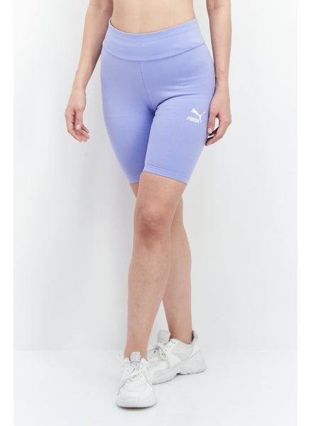 اشتري Women Tight Fit Training Short, Lavender في الامارات