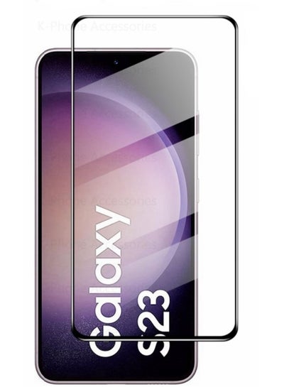 اشتري واقي شاشة لهاتف Samsung Galaxy S23 ، واقي شاشة من الزجاج المقوى ، لصق كامل من الحافة إلى الحافة 9H ، صلابة مضادة للبصمة ثلاثية الأبعاد ، زجاج مقاوم للخدش منحني لهاتف Samsung Galaxy S23 في الامارات