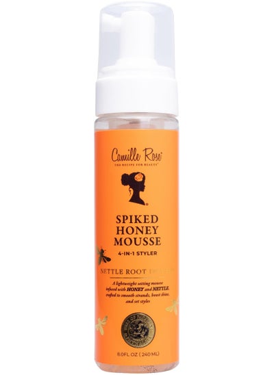 Buy Camille Rose Spiked Honey Mousse, 4-in-1 Hair Styler with Nettle Root, to Nourish and Hydrate Strands, Define Curls, and Add shine, for All Hair Types, 8 fl oz in UAE