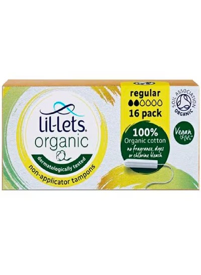 Buy LILLETS ORG NON-APP REGULAR TAM 16'S in UAE