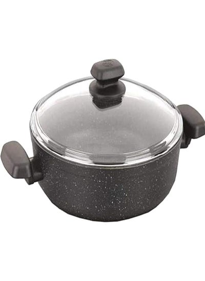 Buy A1843 Short Pot 24Cm 2 5Lt Easy To Clean Resistant To Scratch Aluminum Body Solar Base 24X6 5 Cm 2.5Lt in Saudi Arabia