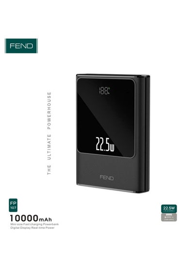 اشتري Fend FP107 10000 mAh 22.5W Mini Size Fast Charging Power Bank With Digital Display في الامارات