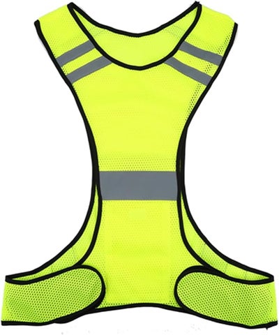High Visibility Reflective Safety Vest Adjustable Waist Fluorescent ...