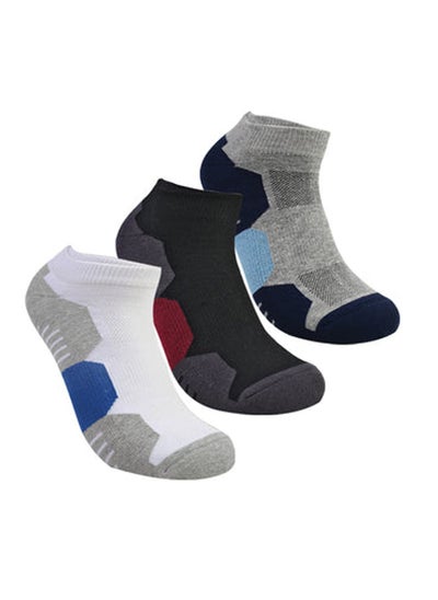 Buy STITCH Men's Pack of 3 Half Terry Ankle Casual Socks in Egypt