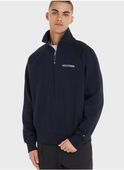 Buy Logo Half Zip Sweatshirt in UAE