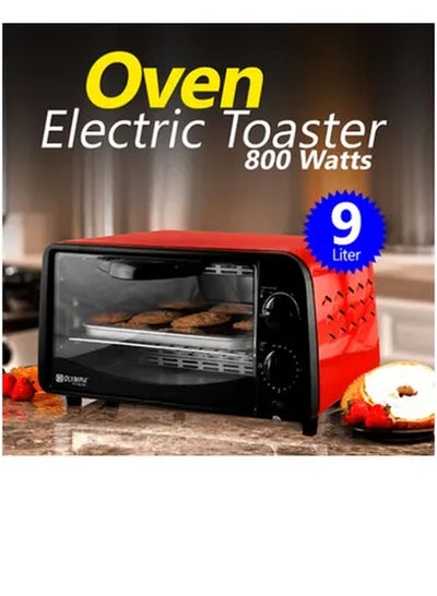 Buy Electric Toaster Oven 9 L 800W OE Red in UAE