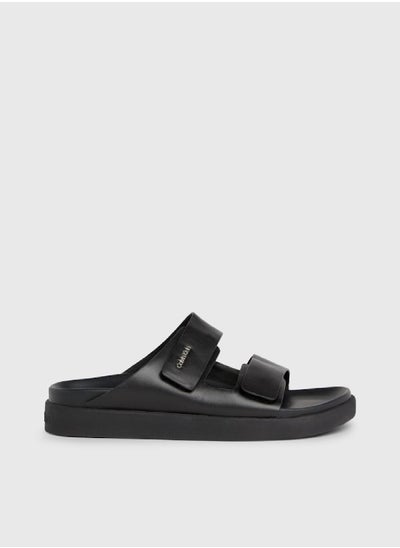 Buy Women's Leather Sandals -  leather upper , Black in UAE