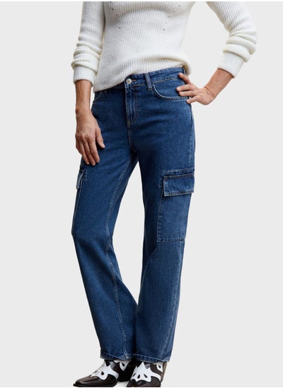 Buy Pocket Detail Jeans in UAE