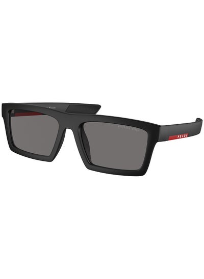 اشتري Prada Rectangle SPS 02ZSU 1BO02G 55 Men's Sunglasses في الامارات