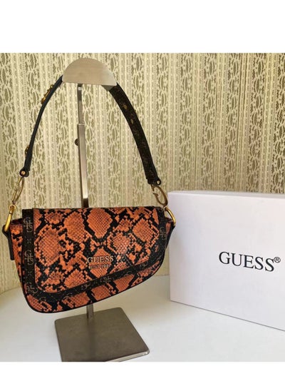 Buy GUESS Small shoulder bag with 4G monogram print in Saudi Arabia