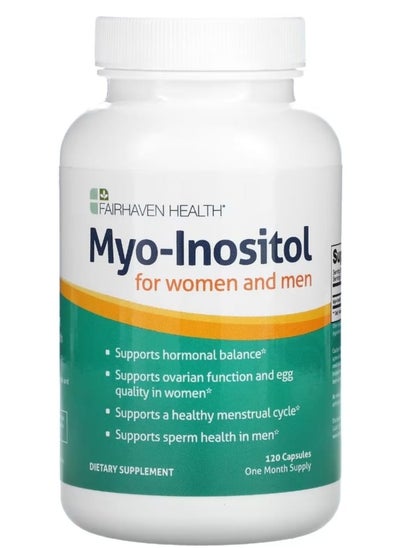 Buy Myo-Inositol For Women and Men 120 Capsules in Saudi Arabia