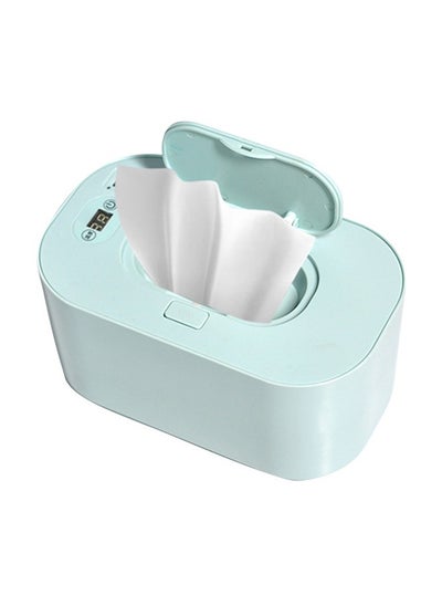 اشتري Baby Wipe Warmer with Digital Display Large Capacity Baby Wet Wipes Warmer Dispenser USB Powered Green في السعودية