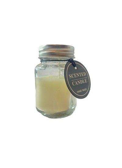 Buy Yellow jar scented candle for elegant decor in Egypt