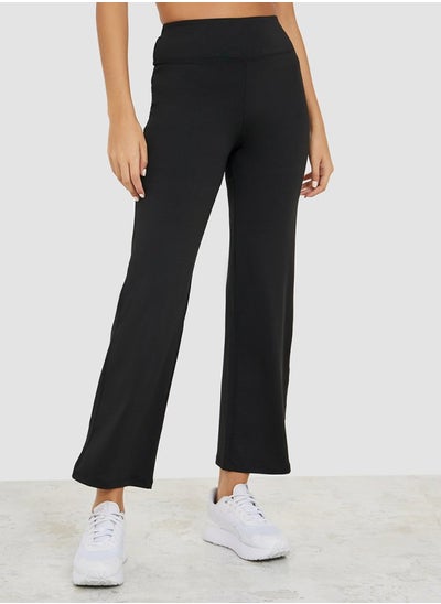 اشتري High Rise Broad Waistband Straight Leg Active Pants في السعودية