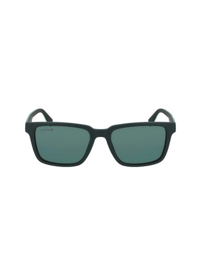 Buy FULL RIM BIO INJ-G820 MODIFIED RECTANGLE LACOSTE SUNS L6032S  5418 (301) MATTE GREEN in UAE