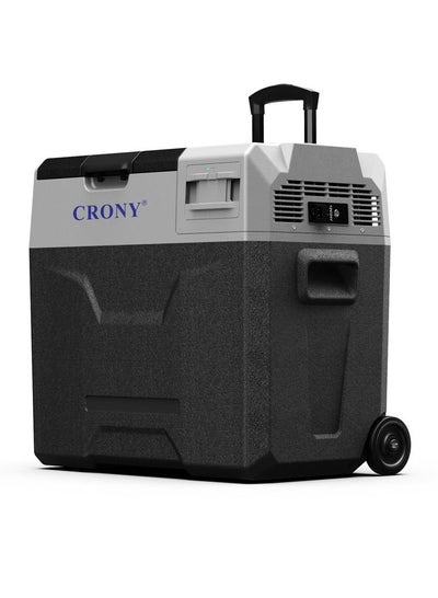 Buy Car Refrigerator CX50 50L Lithium Battery Vehicle Portable Freezer Cooler AC/DC Compressor Car Freezer in UAE